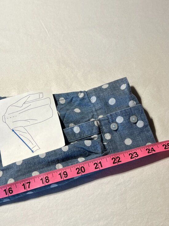 Tommy Hilfiger 100% Cotton Polka Dot Button‑Down – Women’s XXL | Quiet Luxury - Picture 10 of 10